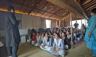 College students visit